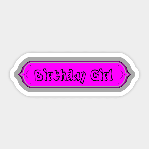 Birthday Girl Sticker by Girona